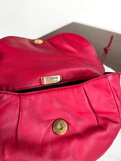 Pre-owned Loewe Red Leather Crossbody Bag