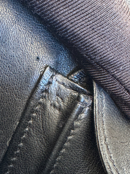 Pre-owned Hermès Vintage Escale Black Crocodile Handle Bag