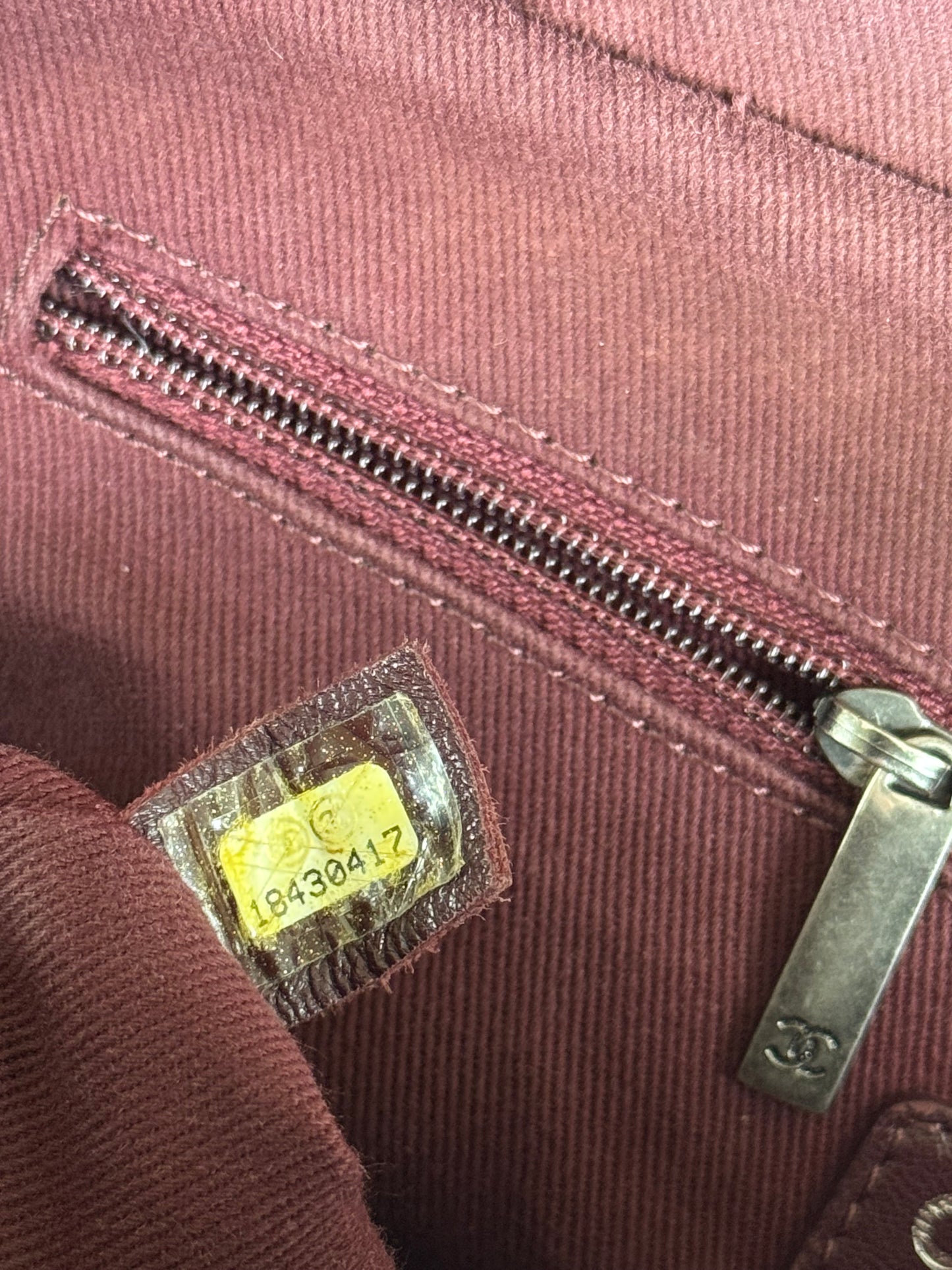 Pre-owned Chanel Portobello Burgundy Aged Calfskin Flap Bag