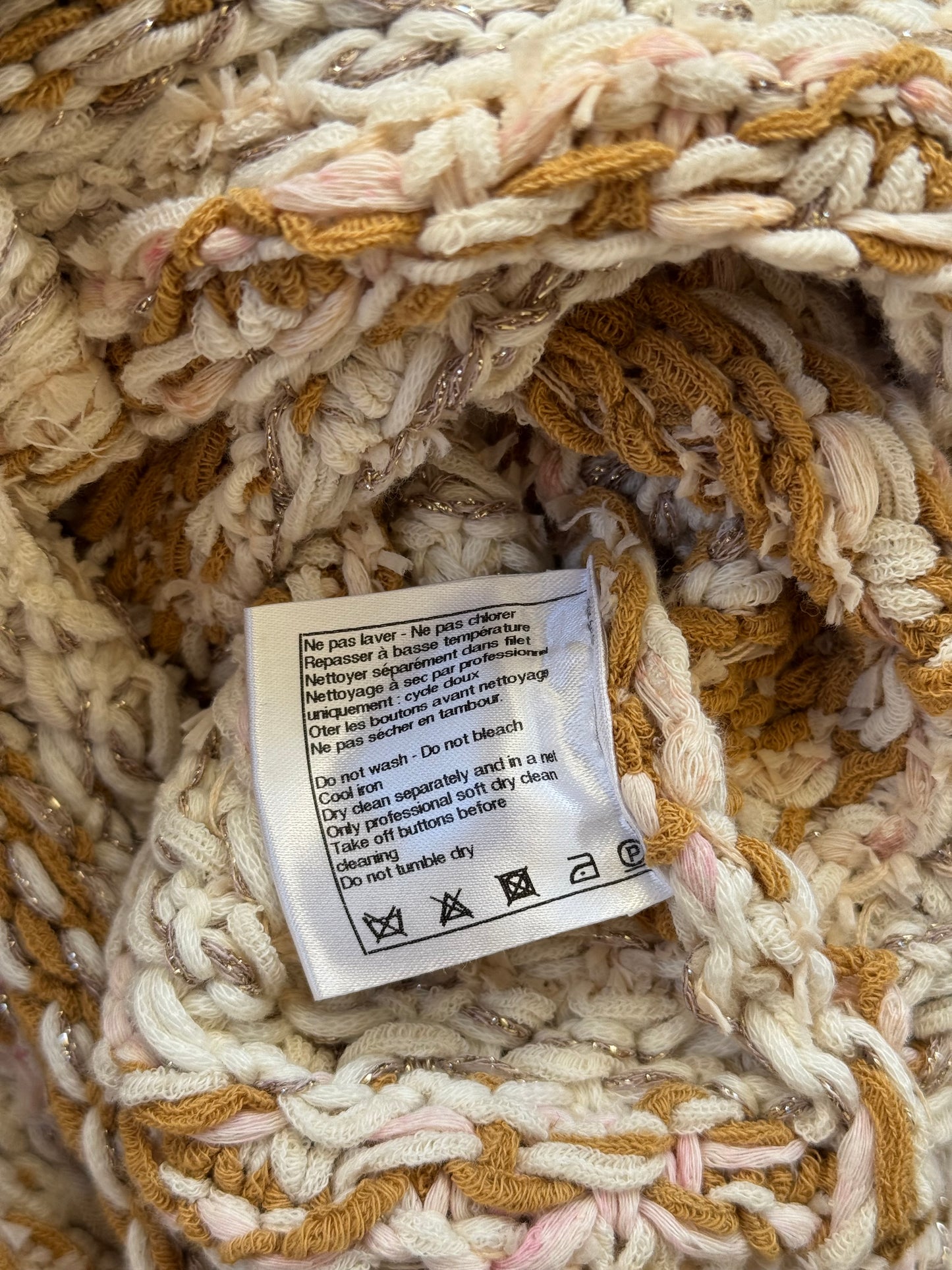 Pre-owned Chanel Paris-Cuba Caramello Tweed Dress