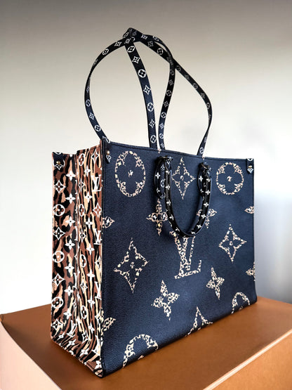 Pre-owned Louis Vuitton OnTheGo GM Jungle Monogram Tote Bag Limited Edition