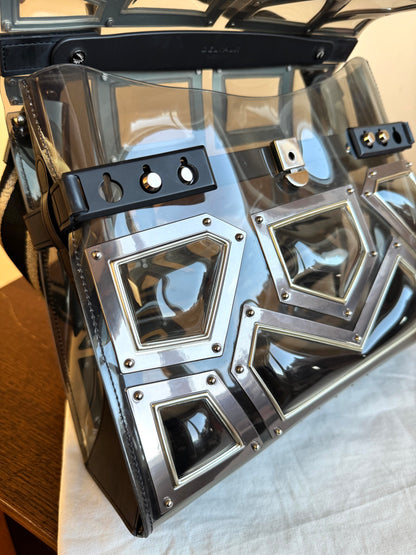 Pre-owned Delvaux Tempête Gladiator Metal Plastic Bag Limited Edition