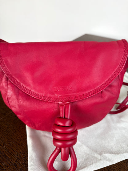 Pre-owned Loewe Red Leather Crossbody Bag