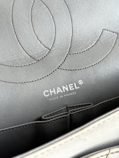 Pre-owned Chanel 2.55 Reissue Maxi 227 Misty Blue Degrade Lambskin Flap Bag
