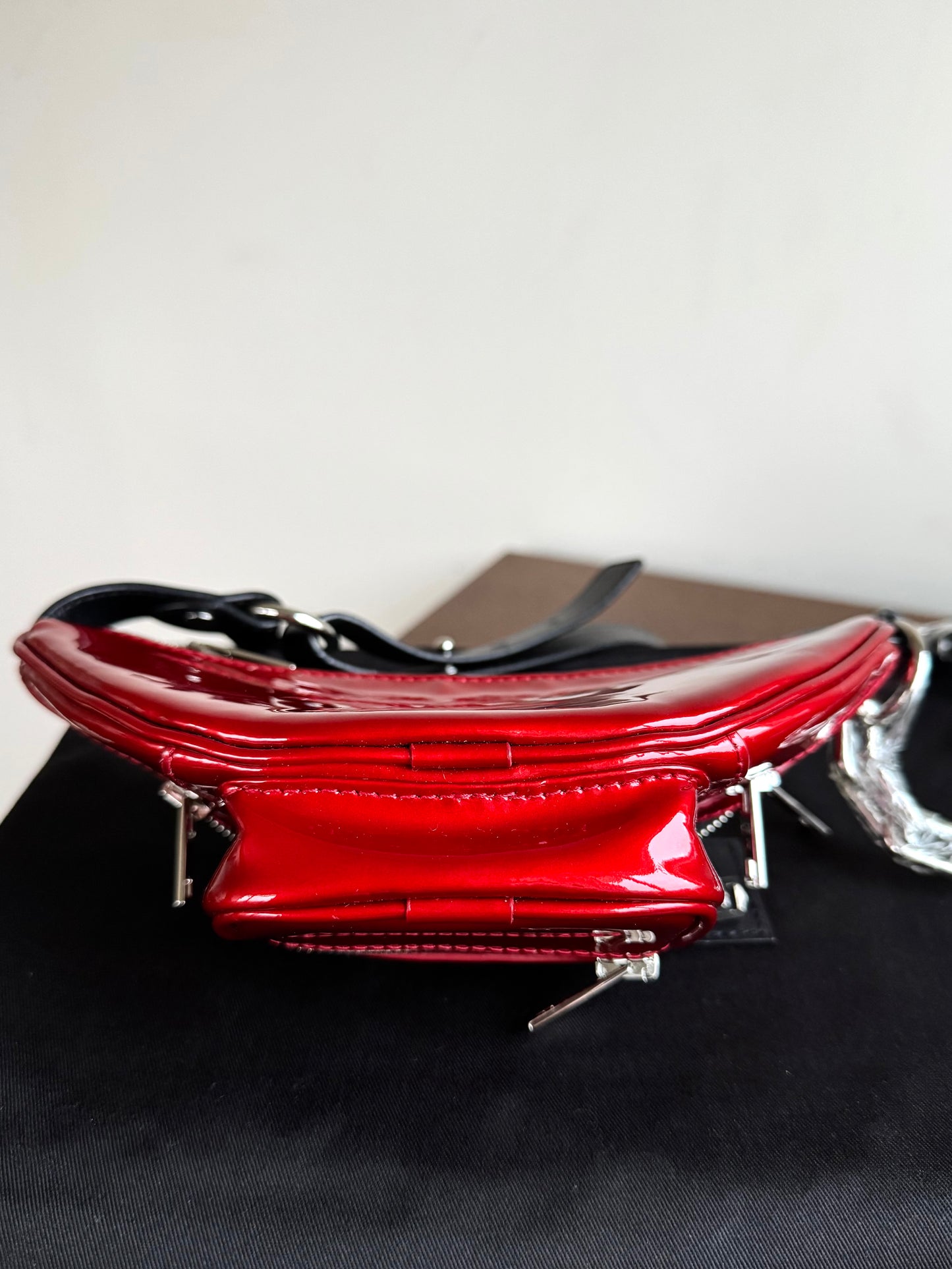 Pre-owned Alexander Wang Mini Attica Red Patent Leather Belt Bag