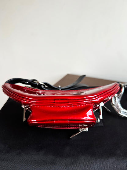 Pre-owned Alexander Wang Mini Attica Red Patent Leather Belt Bag