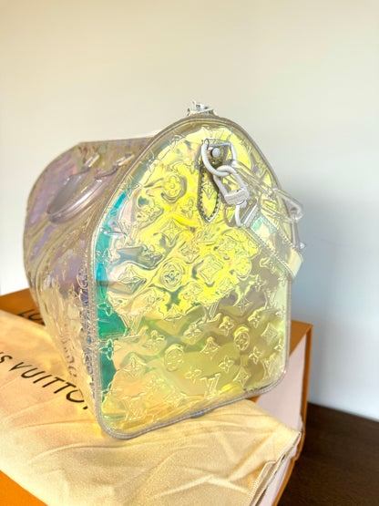 Pre-owned Louis Vuitton Keepall 50 Prism Multicolor Travel Bag